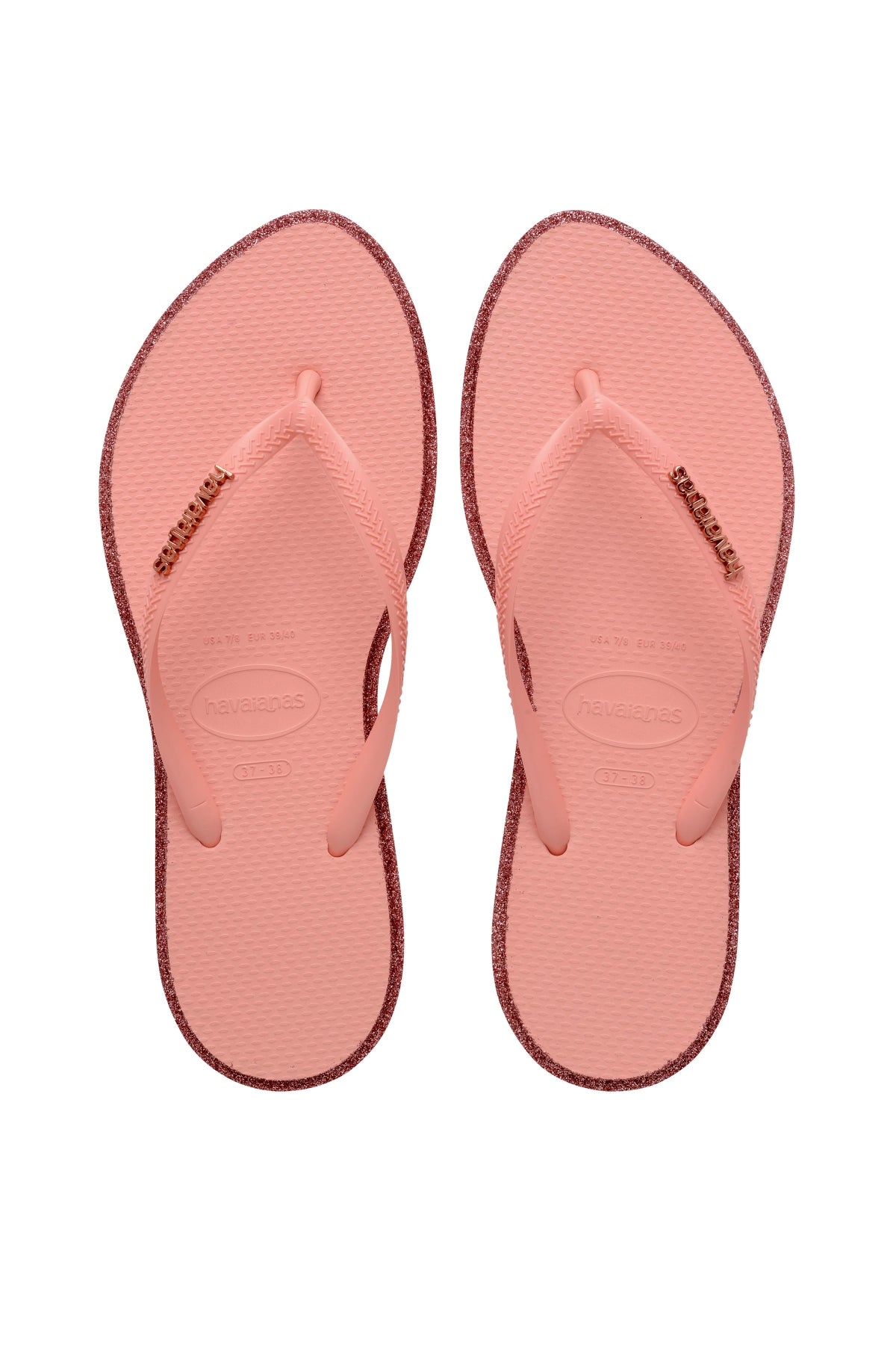 HAVAIANAS HAV. SLIM POINT GLITTER SS en color ROSA  (1)