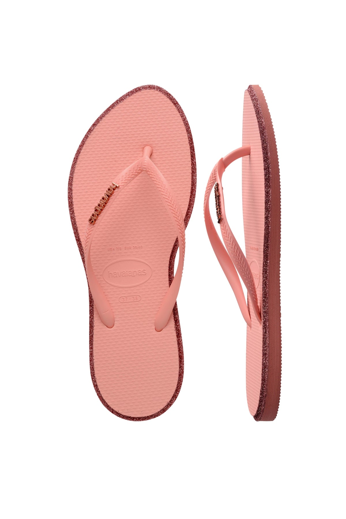 HAVAIANAS HAV. SLIM POINT GLITTER SS en color ROSA  (3)