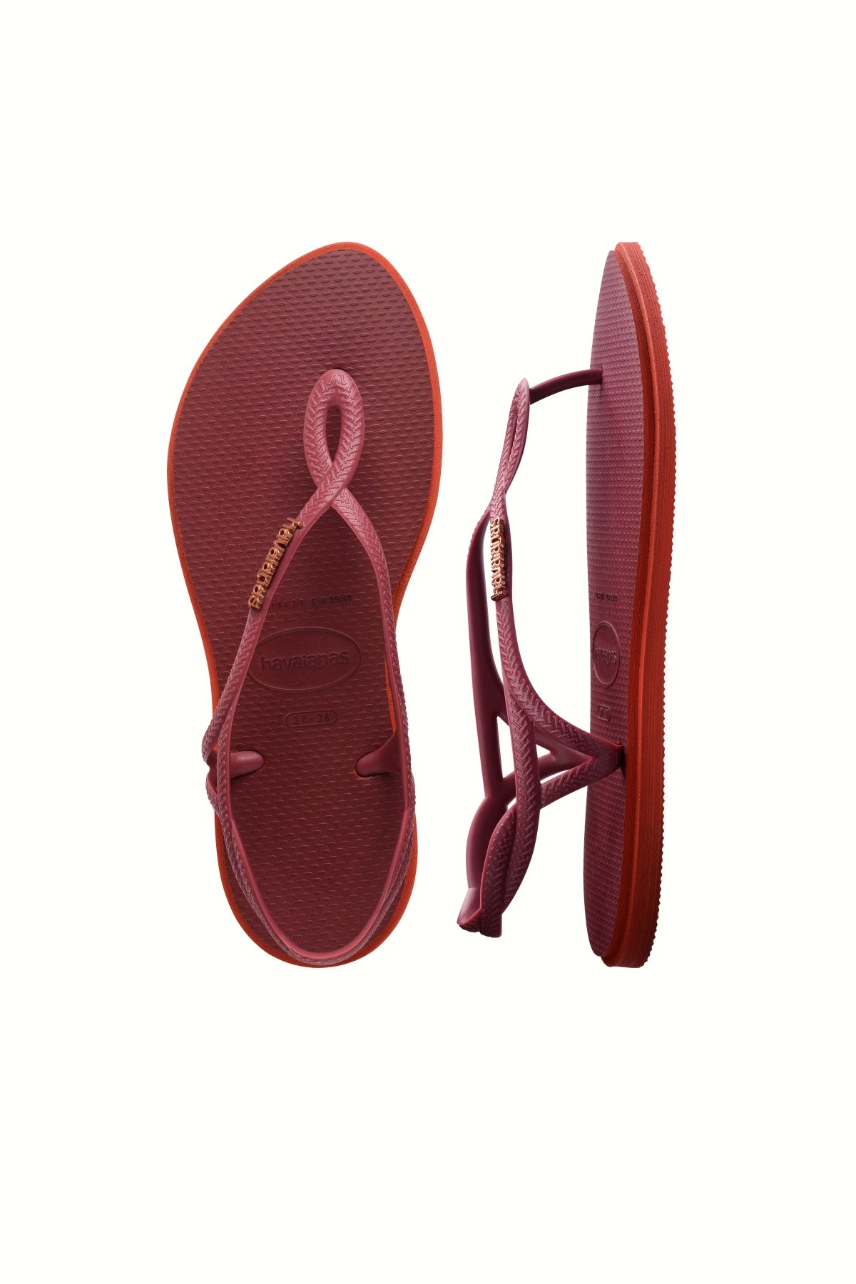 HAVAIANAS LUNA POINT en color BURDEOS  (3)