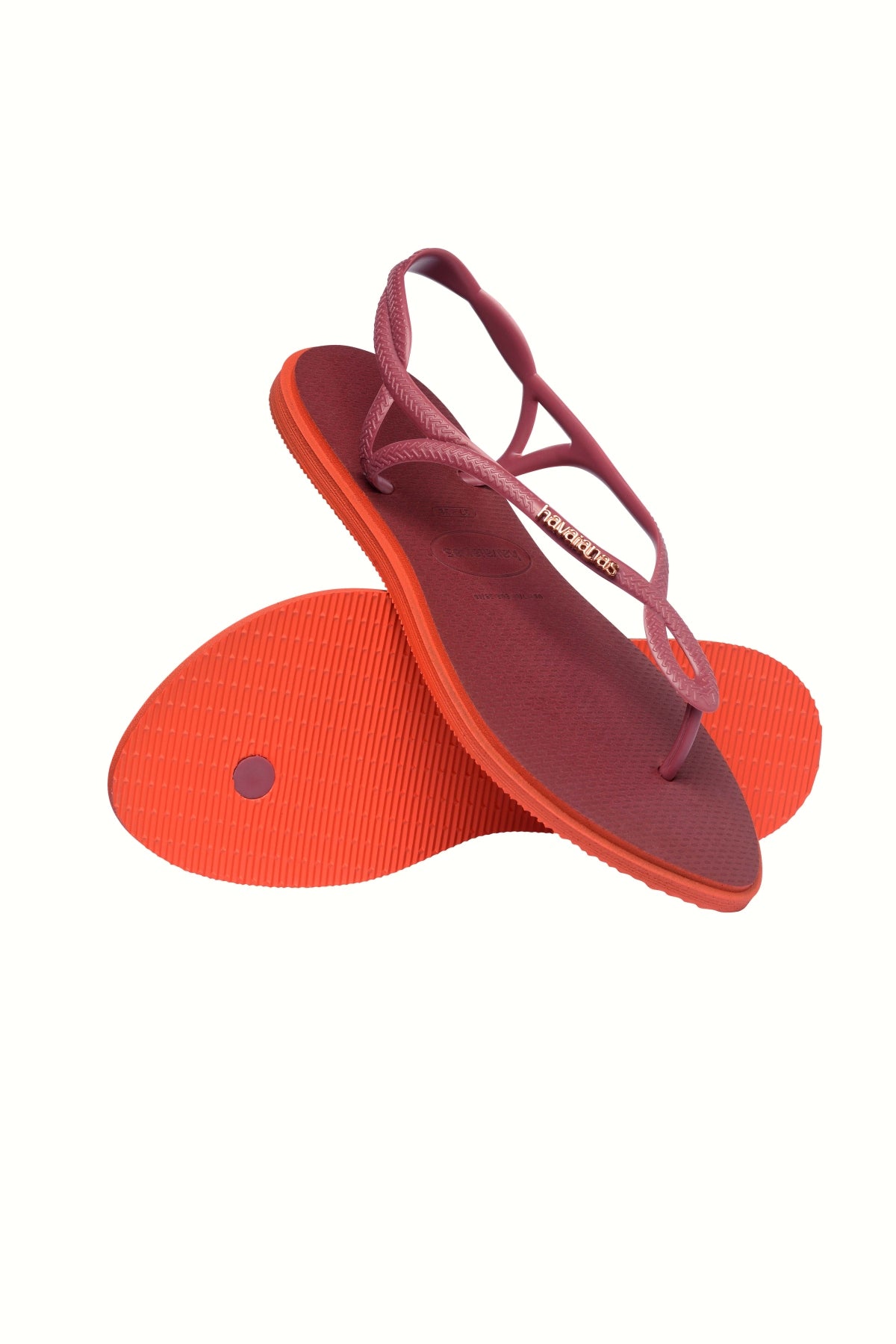HAVAIANAS LUNA POINT en color BURDEOS  (4)