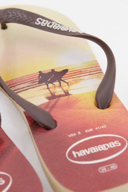 HAVAIANAS HAV. HYPE en color MARRON CLARO  (3)