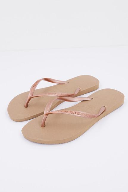 HAVAIANAS  SLIM  en color MARRON  (2)