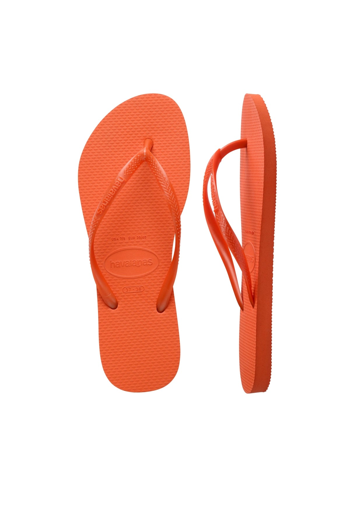 HAVAIANAS  SLIM  en color NARANJA  (3)