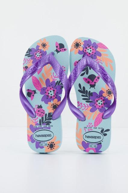 HAVAIANAS  KIDS FLORES en color VIOLETA  (1)