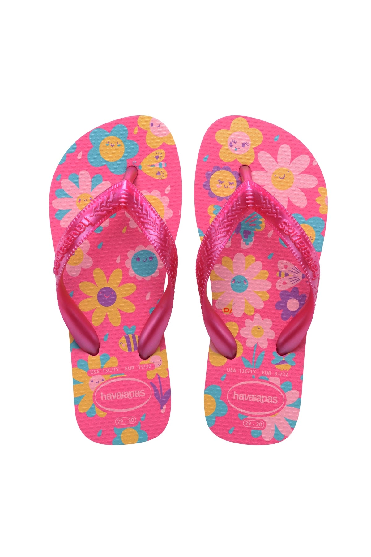 HAVAIANAS  KIDS FLORES en color ROSA  (1)