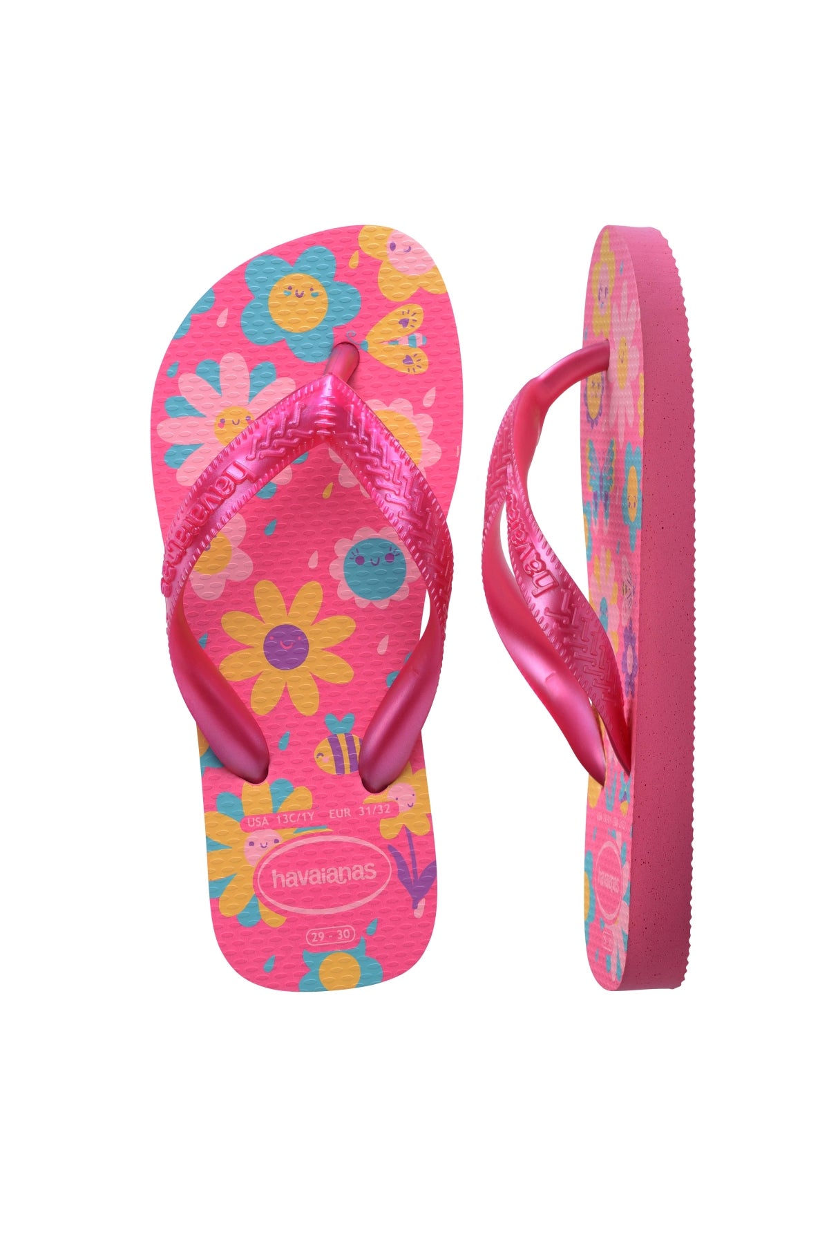HAVAIANAS  KIDS FLORES en color ROSA  (3)