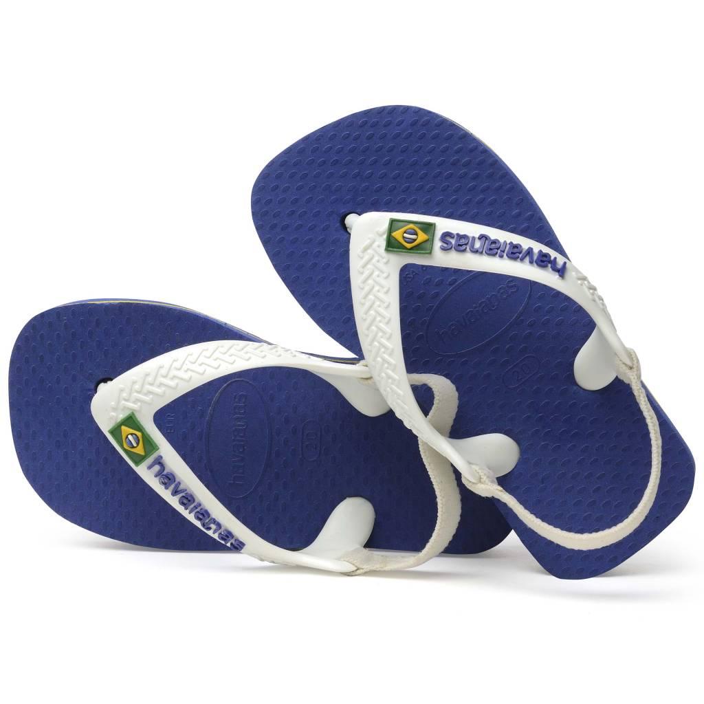 HAVAIANAS BABY BRASIL LOGO II en color BLANCO  (4)