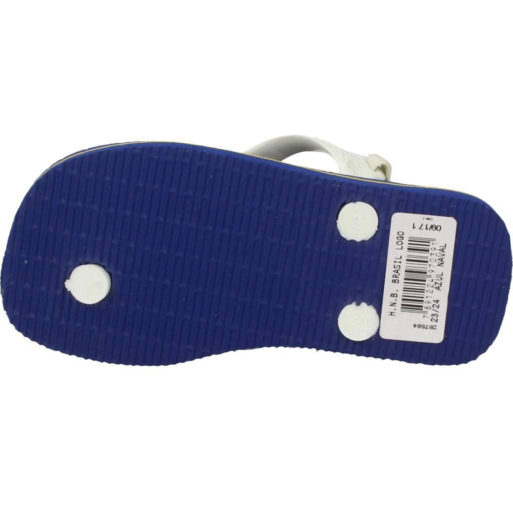 HAVAIANAS BABY BRASIL LOGO II en color BLANCO  (7)