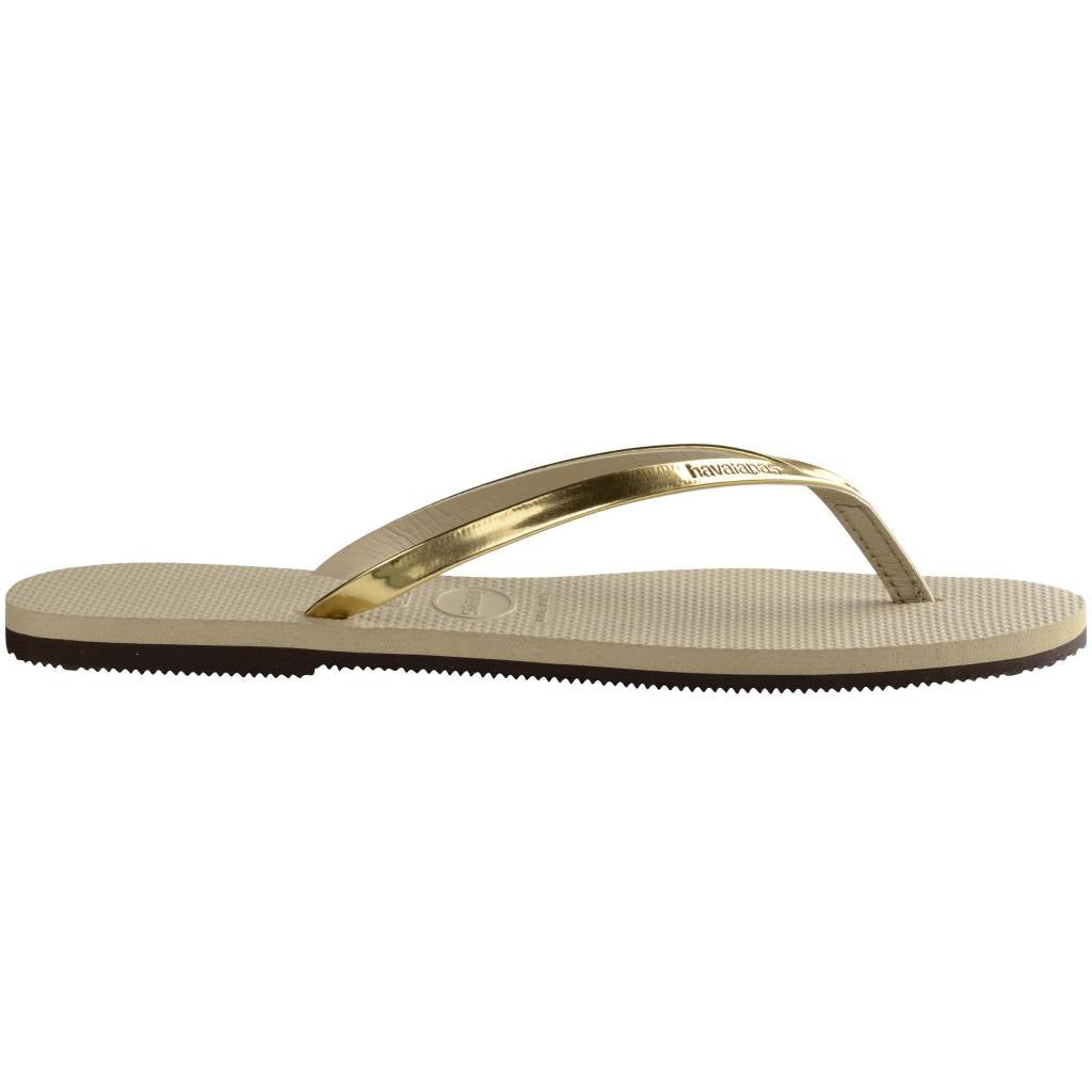 HAVAIANAS  en color ORO  (1)