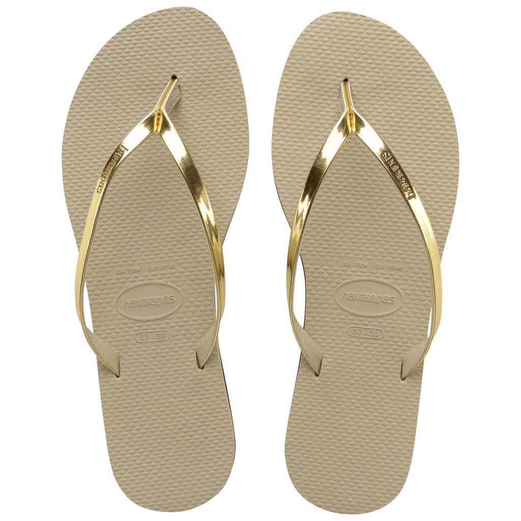 HAVAIANAS  en color ORO  (2)