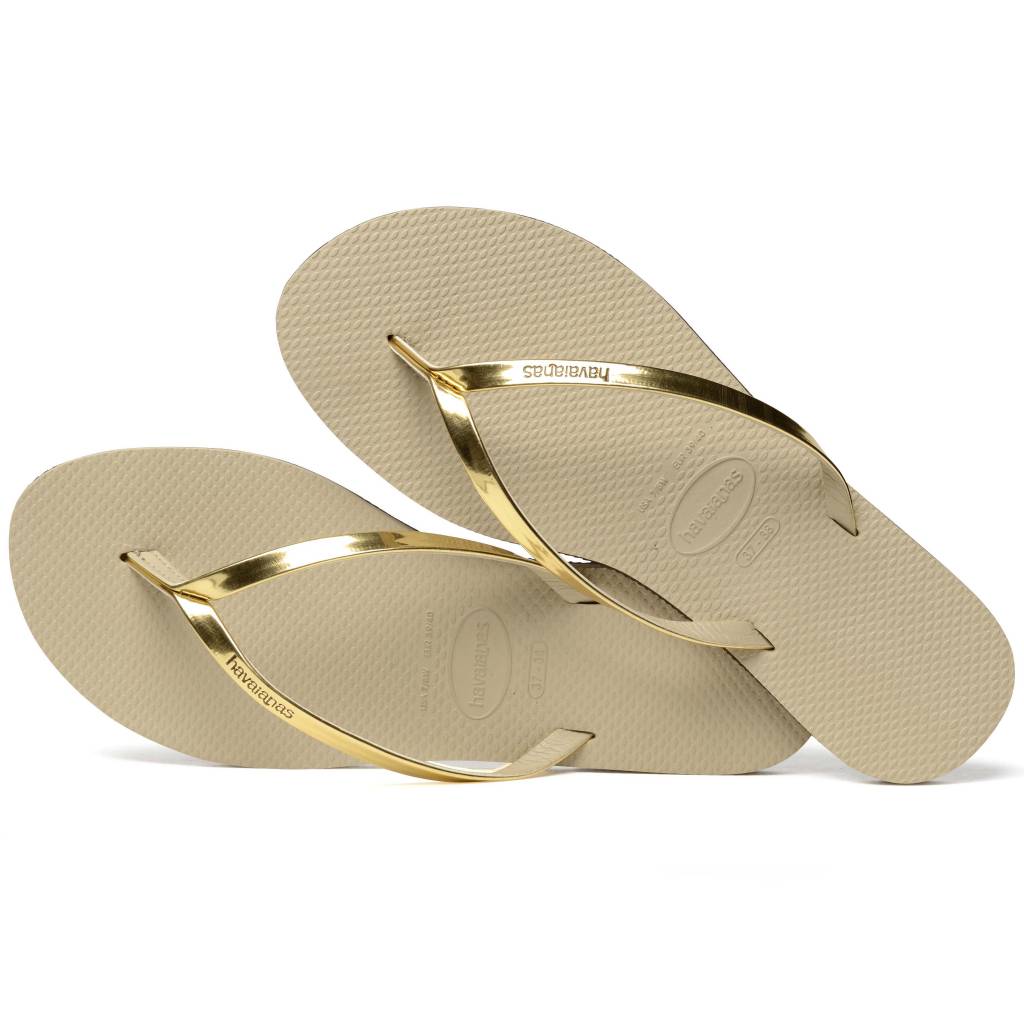 HAVAIANAS  en color ORO  (4)