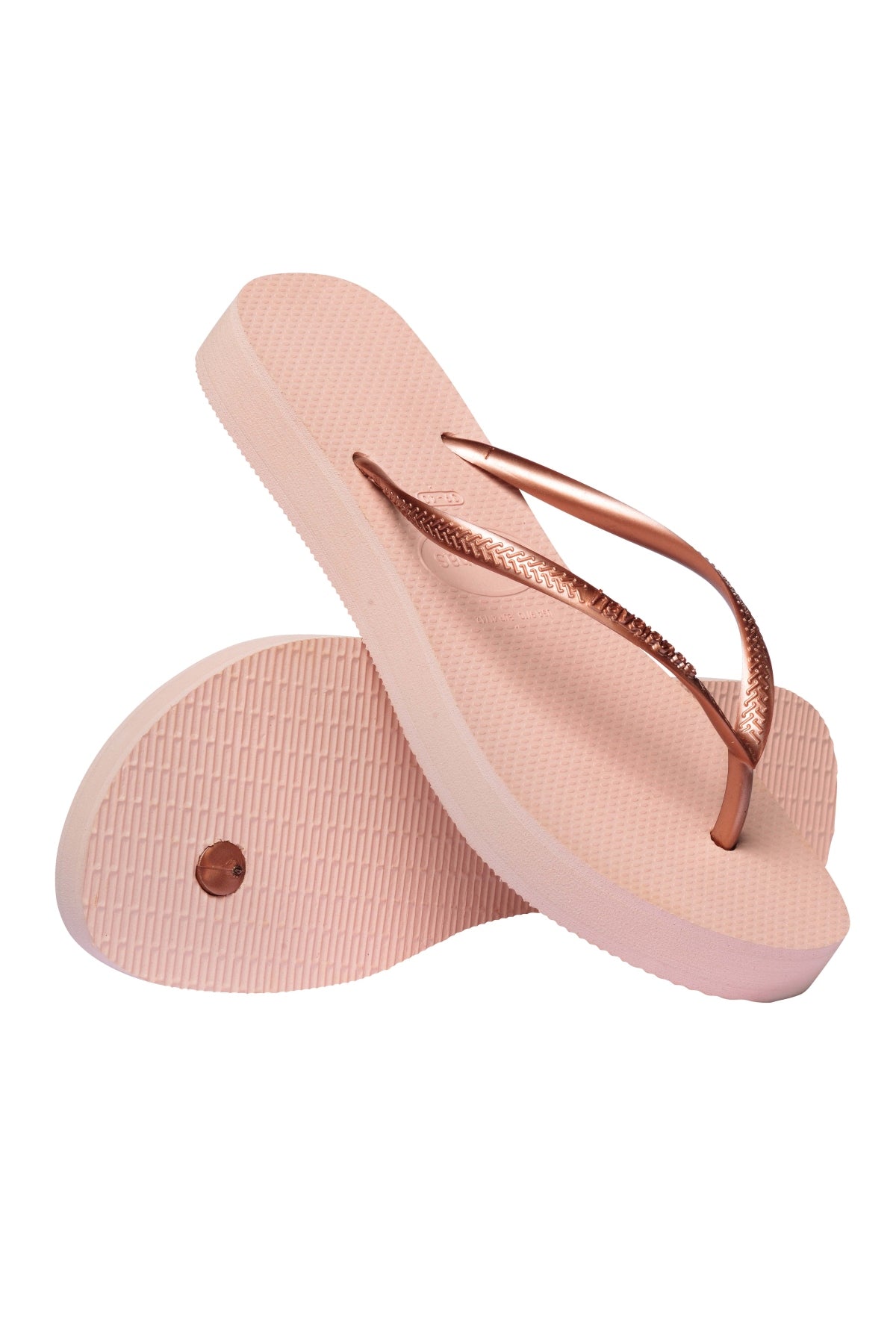 HAVAIANAS SLIM FLATFORM en color ROSA  (4)