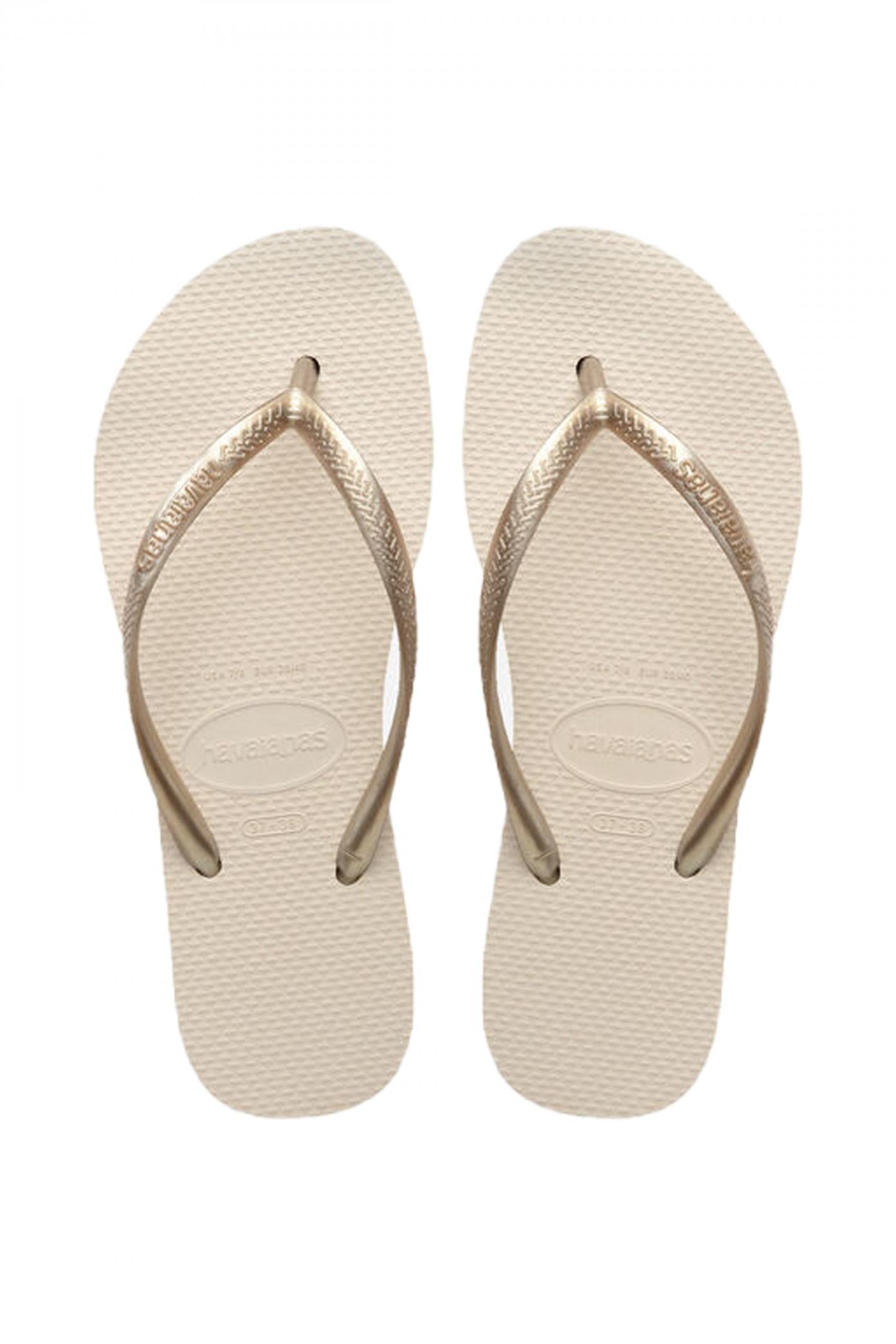 HAVAIANAS SLIM FLATFORM en color BEIS  (1)