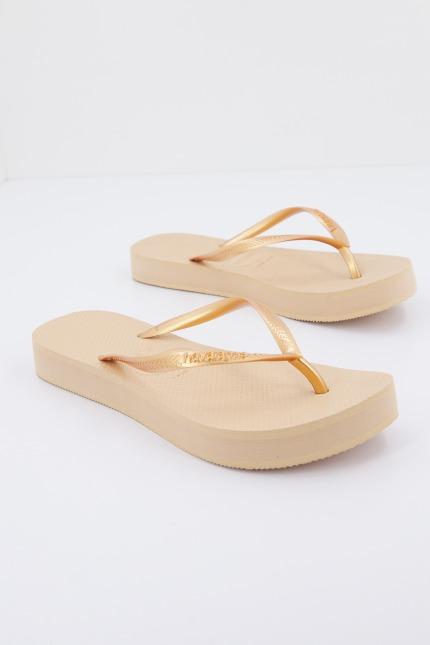 HAVAIANAS SLIM FLATFORM en color ORO  (3)