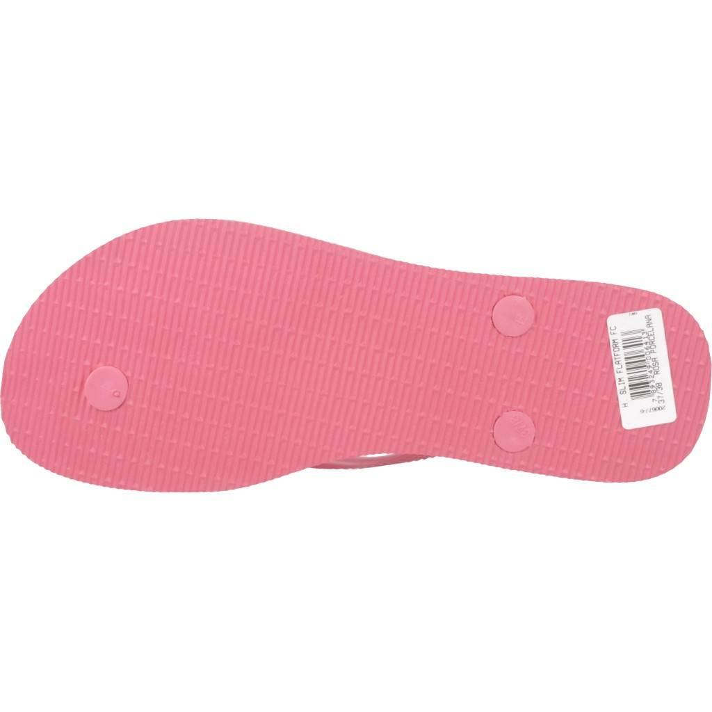 HAVAIANAS SLIM FLATFORM en color ROSA  (5)