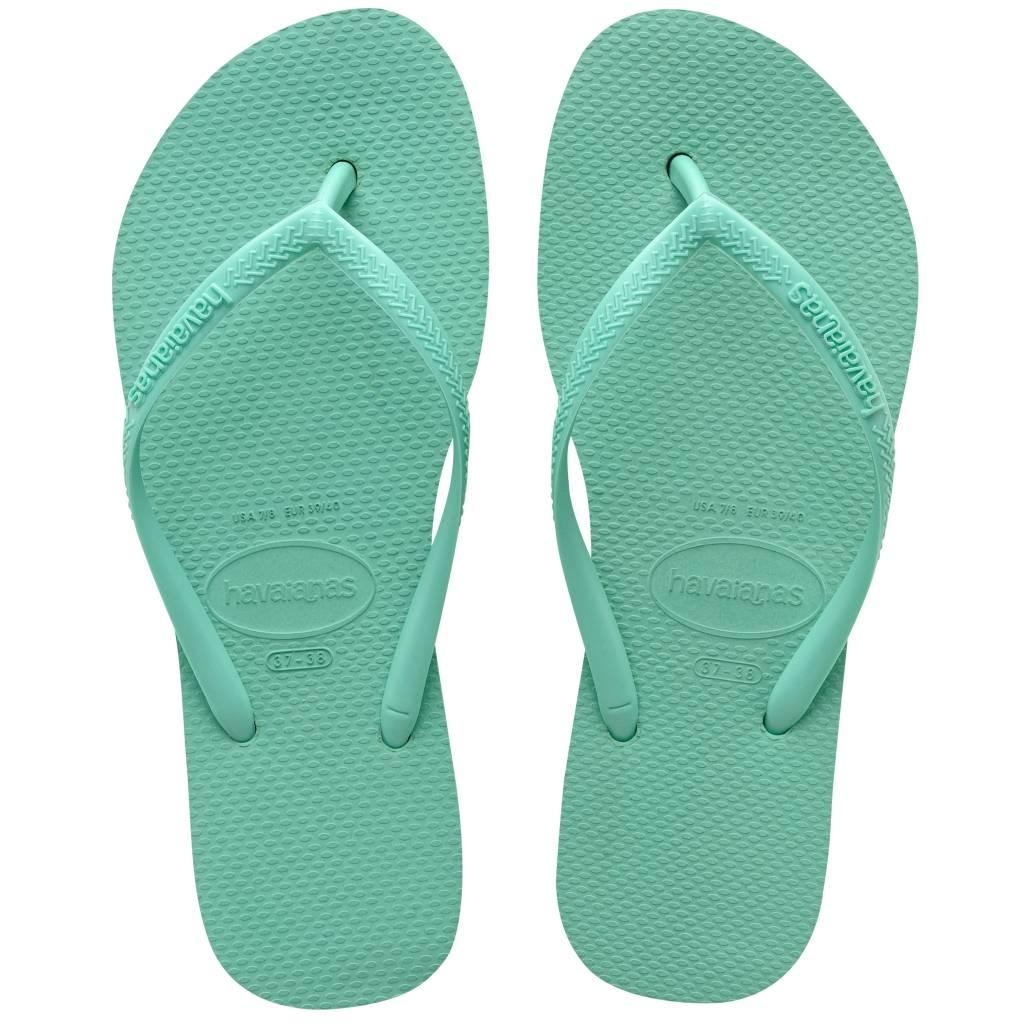 HAVAIANAS SLIM FLATFORM en color VERDE  (2)