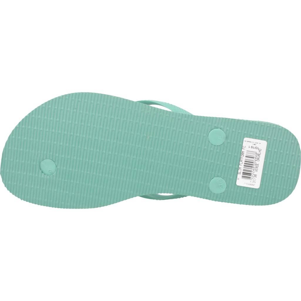 HAVAIANAS SLIM FLATFORM en color VERDE  (5)