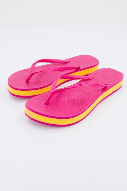 HAVAIANAS SLIM FLATFORM en color ROSA  (2)