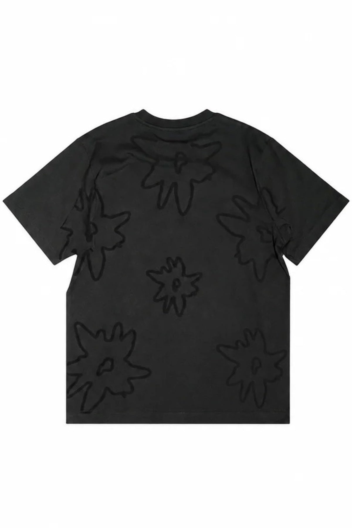PICA PICA EDELWEISS FLOWER AOP PP en color NEGRO  (2)
