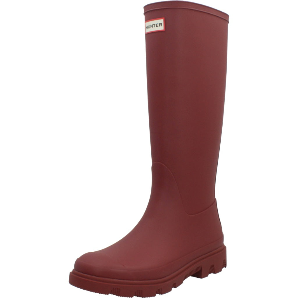HUNTER HFRU BOTA U DOWNPOUR TALL en color ROJO  (1)