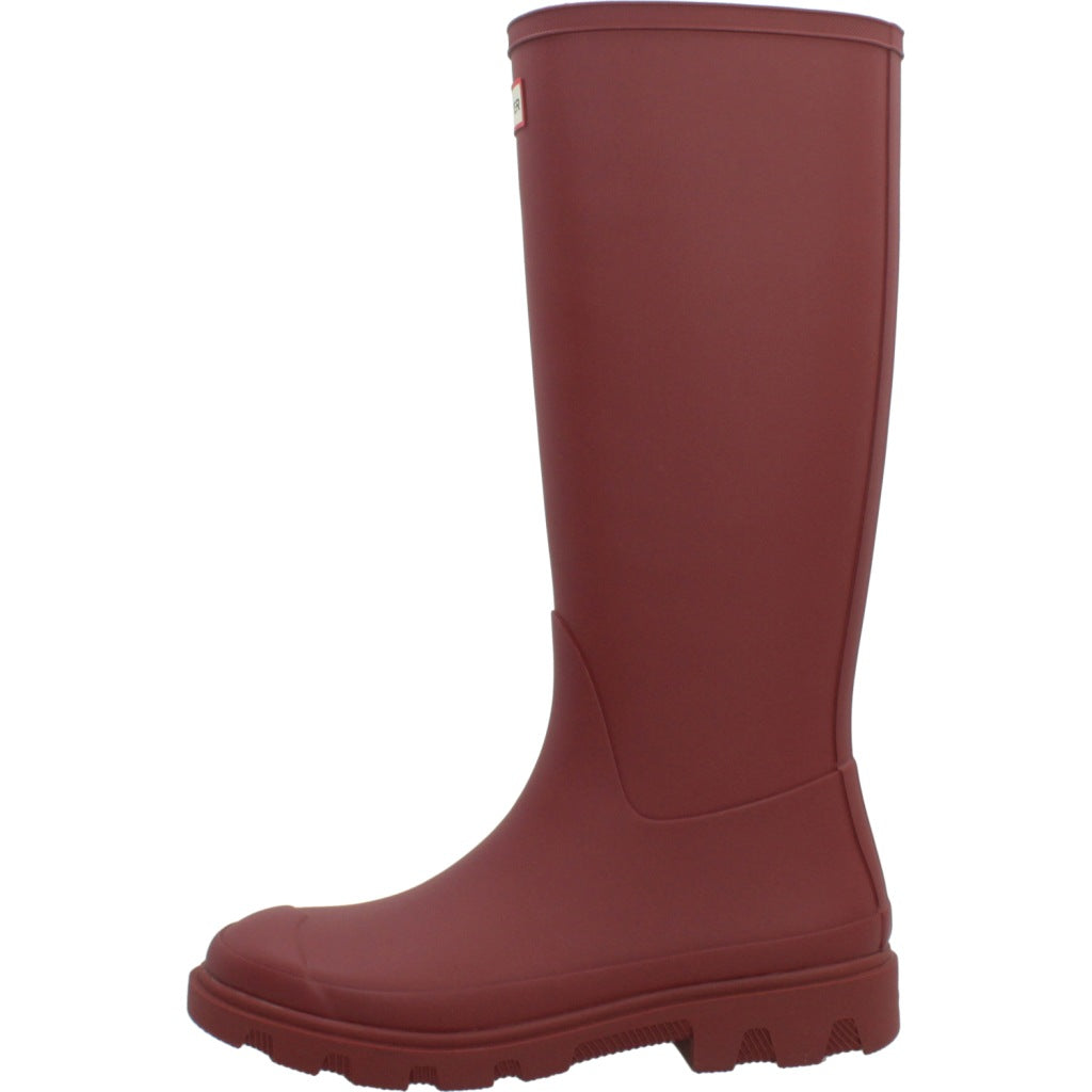 HUNTER HFRU BOTA U DOWNPOUR TALL en color ROJO  (2)
