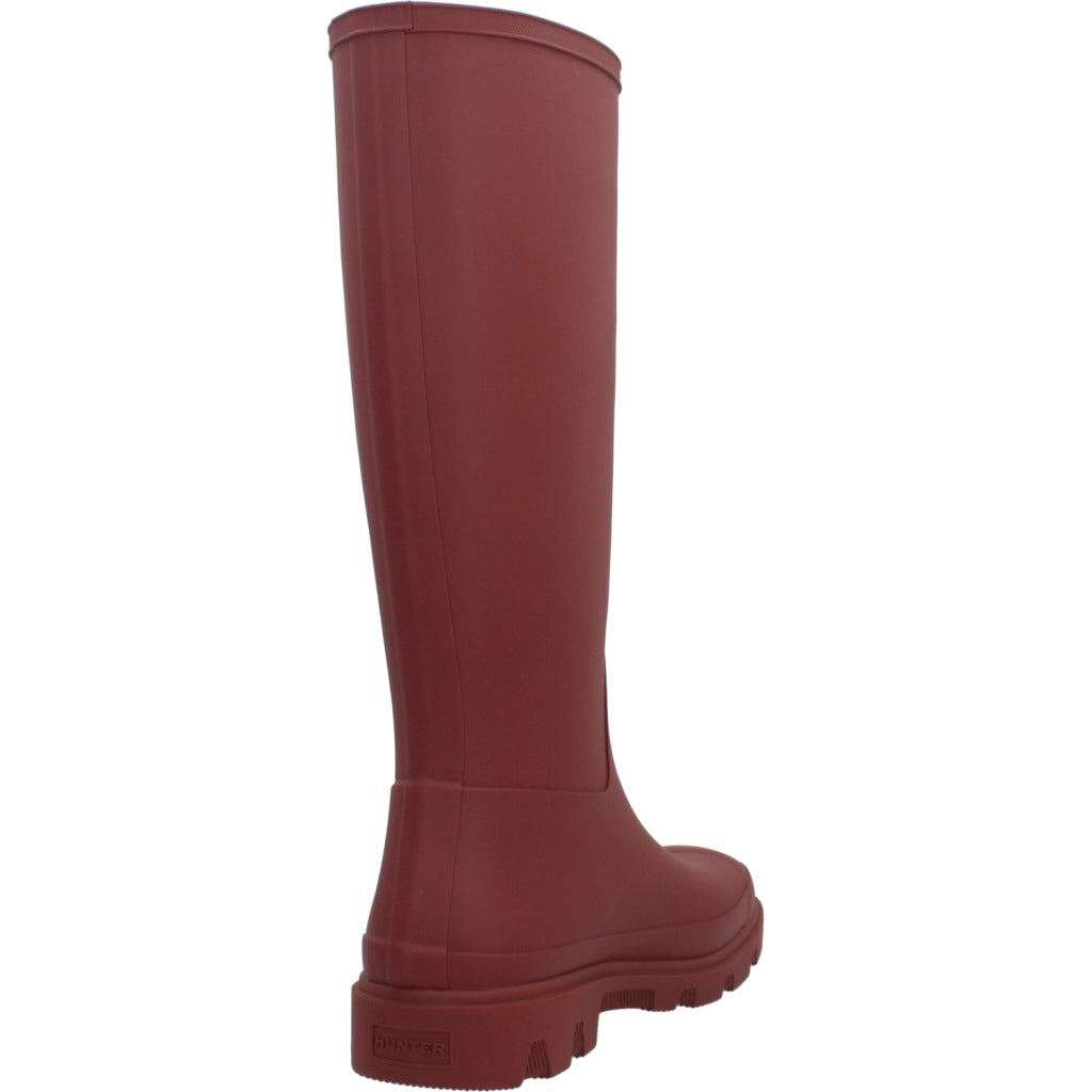 HUNTER HFRU BOTA U DOWNPOUR TALL en color ROJO  (3)