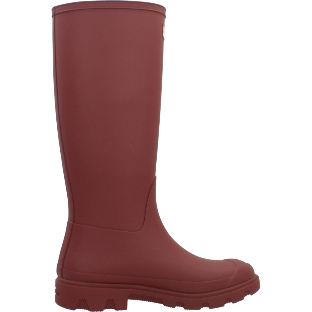 HUNTER HFRU BOTA U DOWNPOUR TALL en color ROJO  (4)