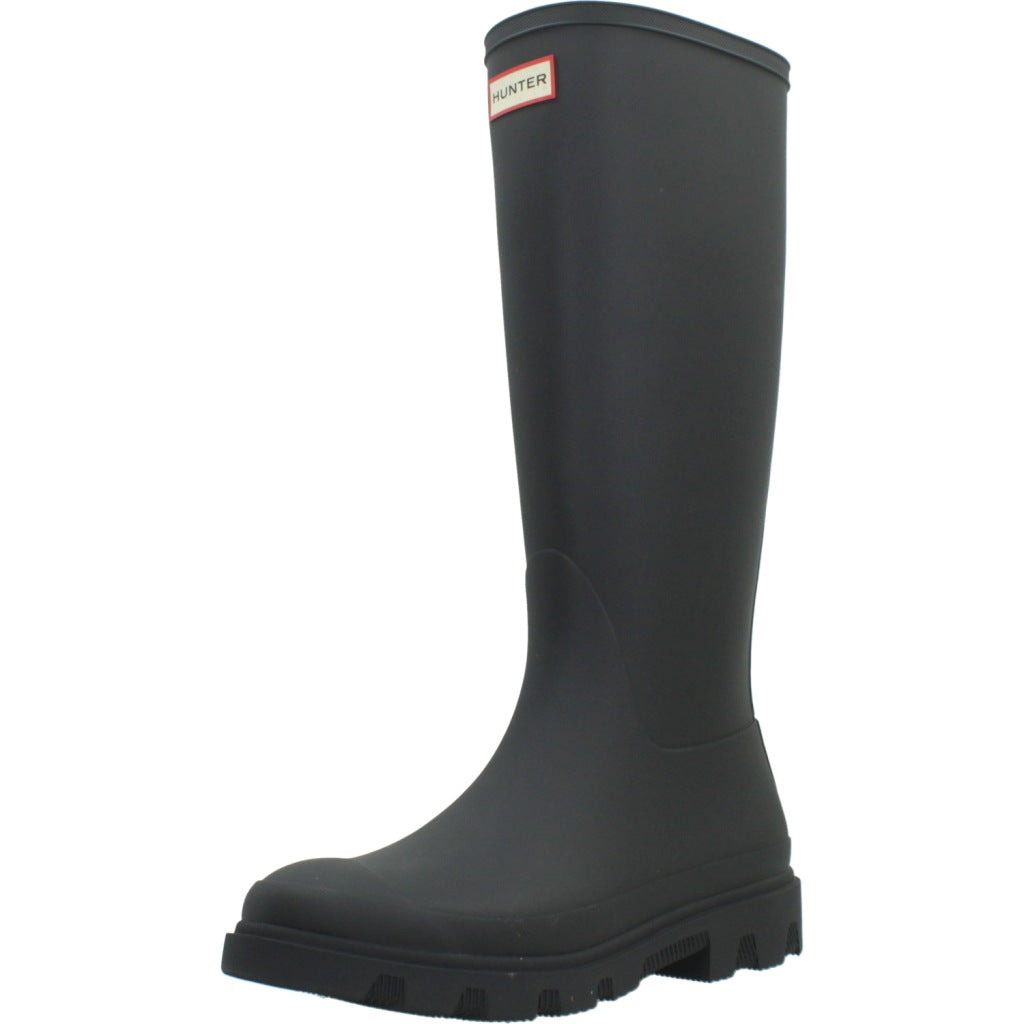 HUNTER BOTA DOWNPOUR TALL en color NEGRO  (1)