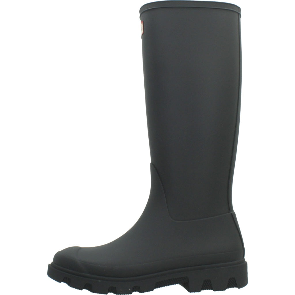 HUNTER BOTA DOWNPOUR TALL en color NEGRO  (2)