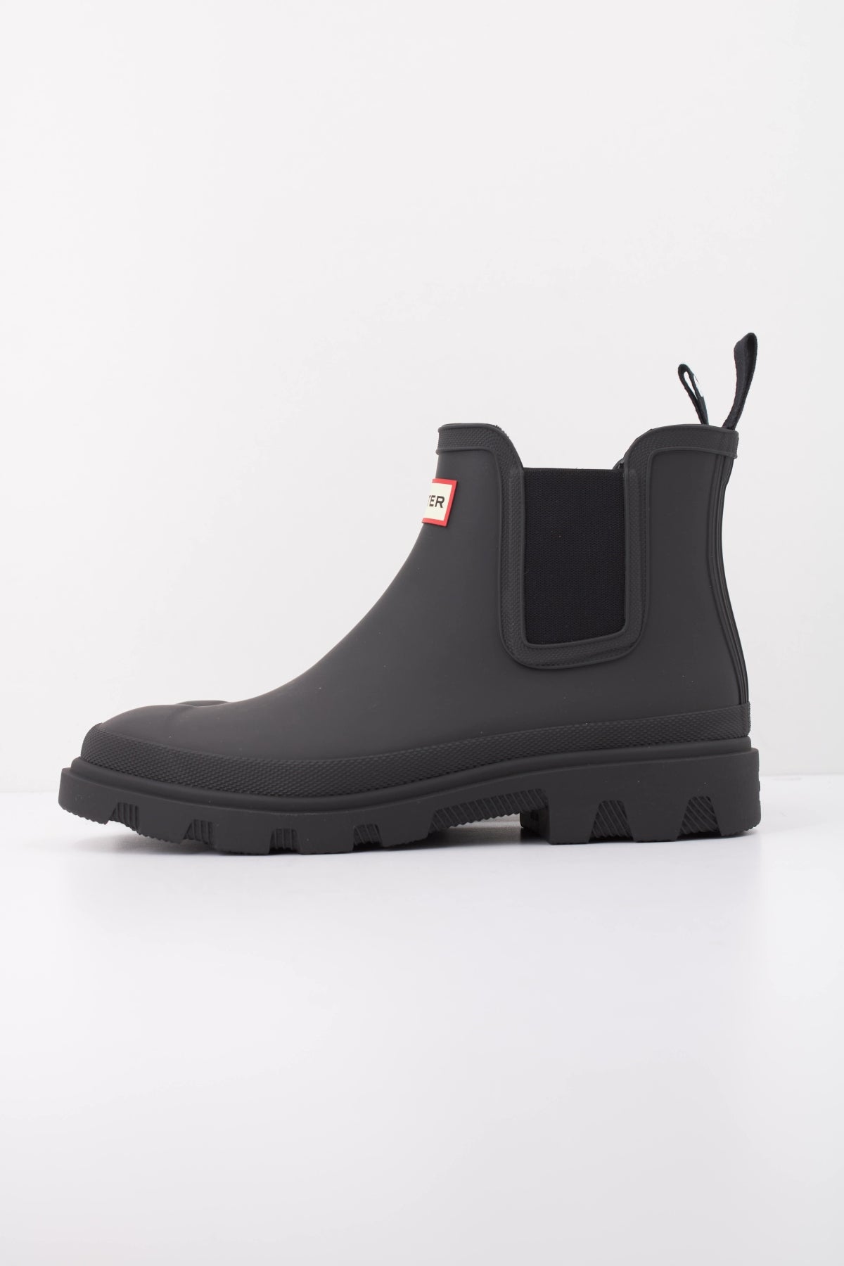 HUNTER  BOTA DOWNPOUR CHELSEA en color NEGRO  (1)