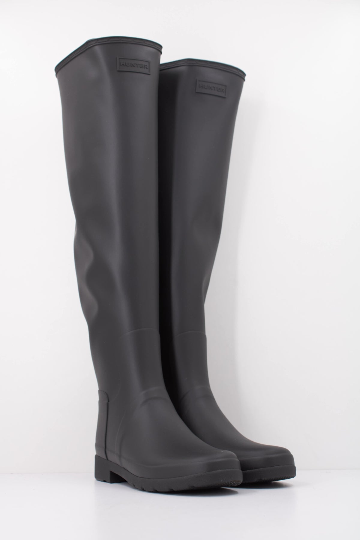 HUNTER BOTA W REFINED OVER THE KNEE en color NEGRO  (2)