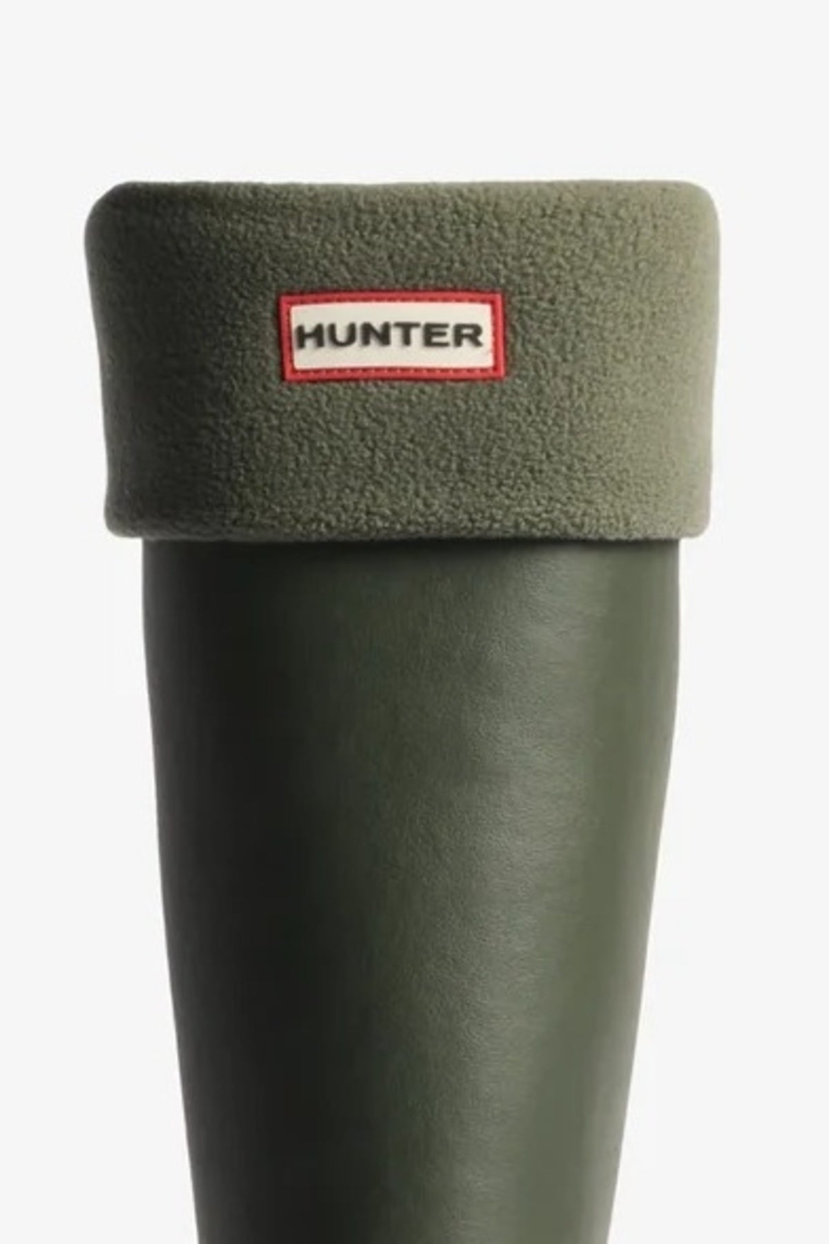 HUNTER CALCETIN DOWNPOUR FLEECE TALL en color VERDE  (3)