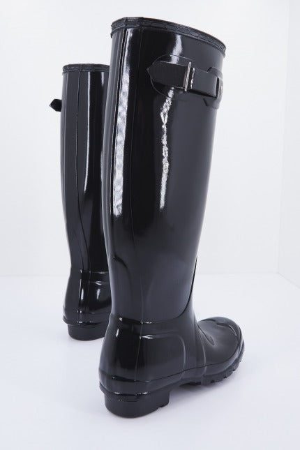 HUNTER ORIGINAL TALL GLOSS BLACK en color NEGRO  (3)