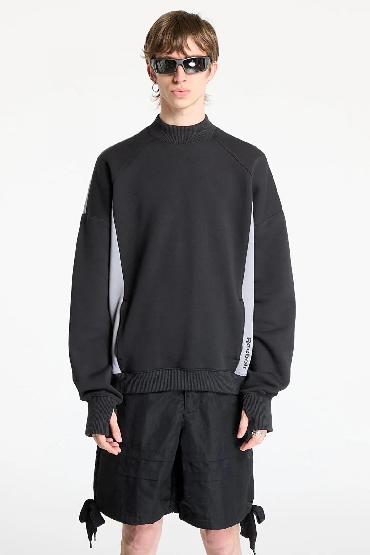 REEBOK FRENCH TERRY CREWNE en color NEGRO  (1)