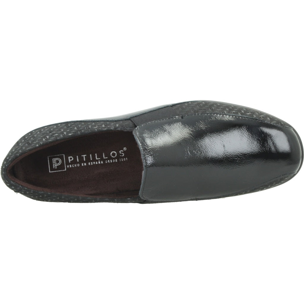 PITILLOS P GUCCI ELASTICOS CHAROL en color NEGRO  (7)