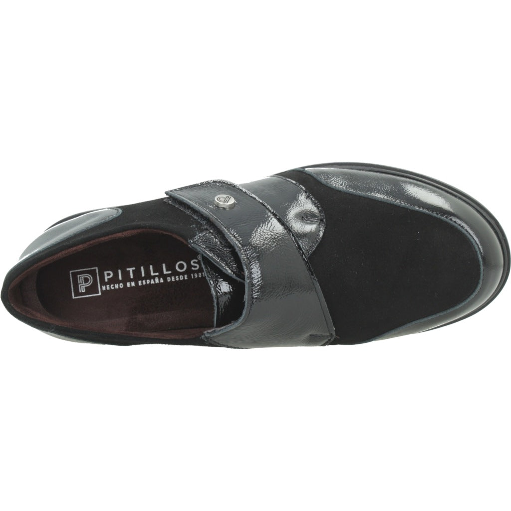 PITILLOS P BLUCHER CHAROL en color NEGRO  (7)