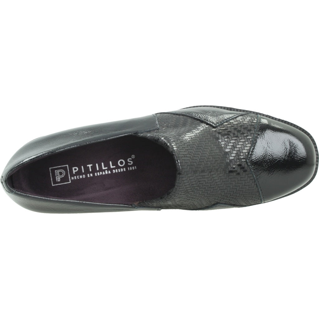 PITILLOS P ABOTINADO COMBINADO en color NEGRO  (7)