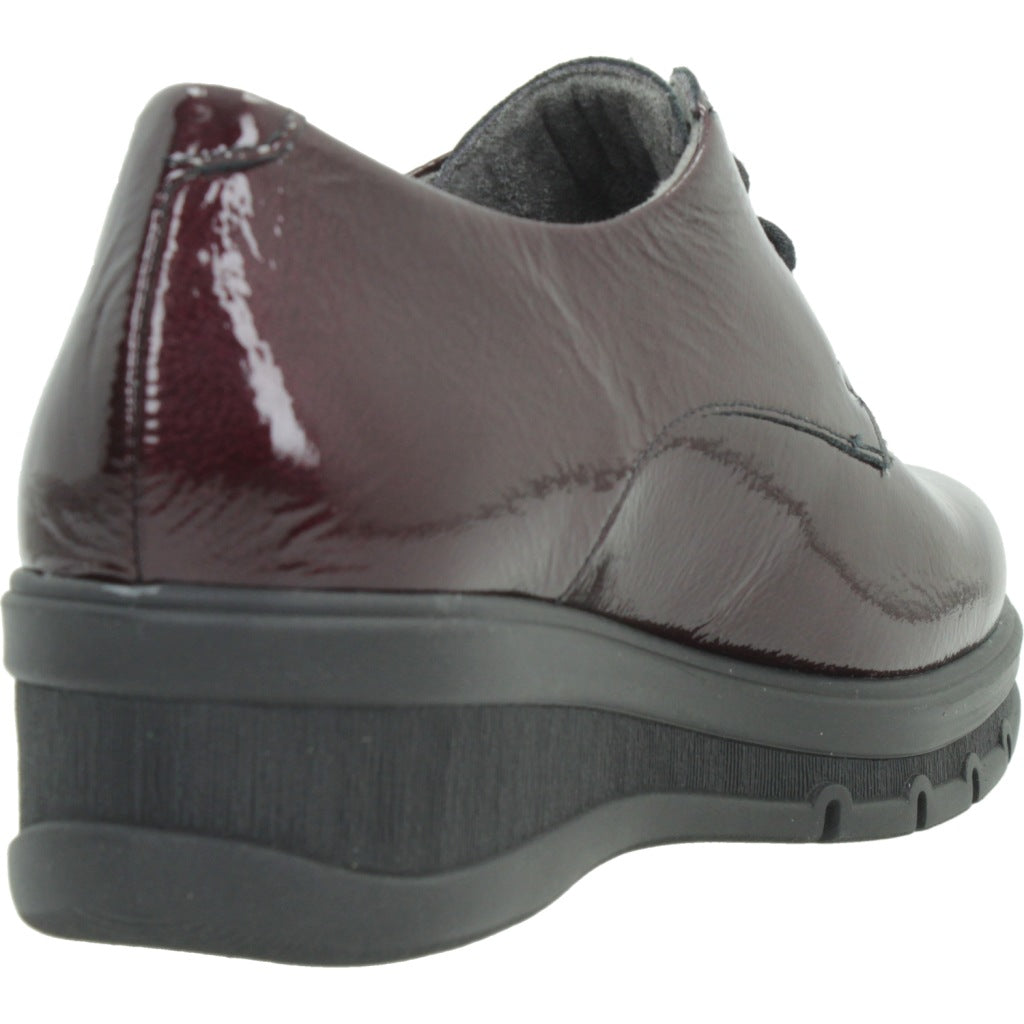 PITILLOS P BLUCHER CHAROL en color BURDEOS  (3)