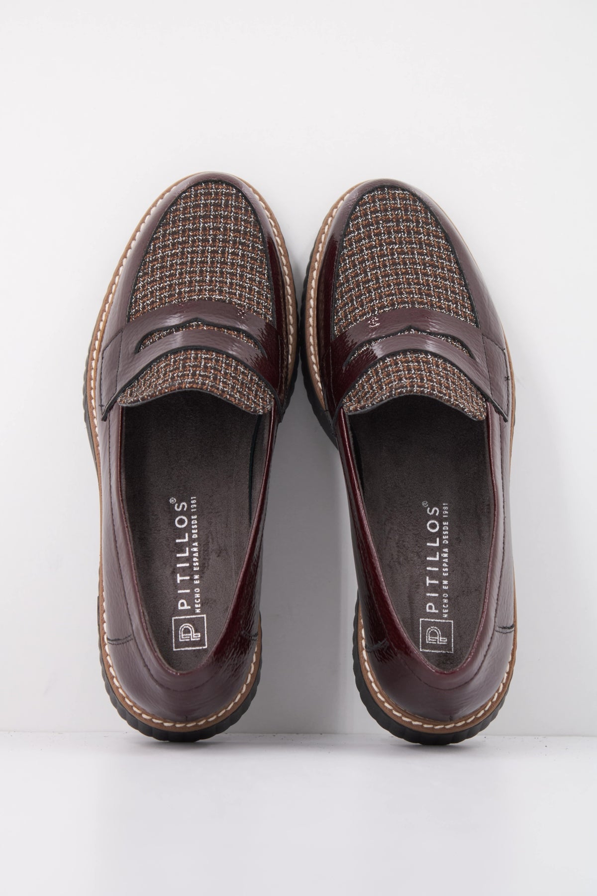 PITILLOS P MOCASIN ANTIFAZ en color BURDEOS  (3)