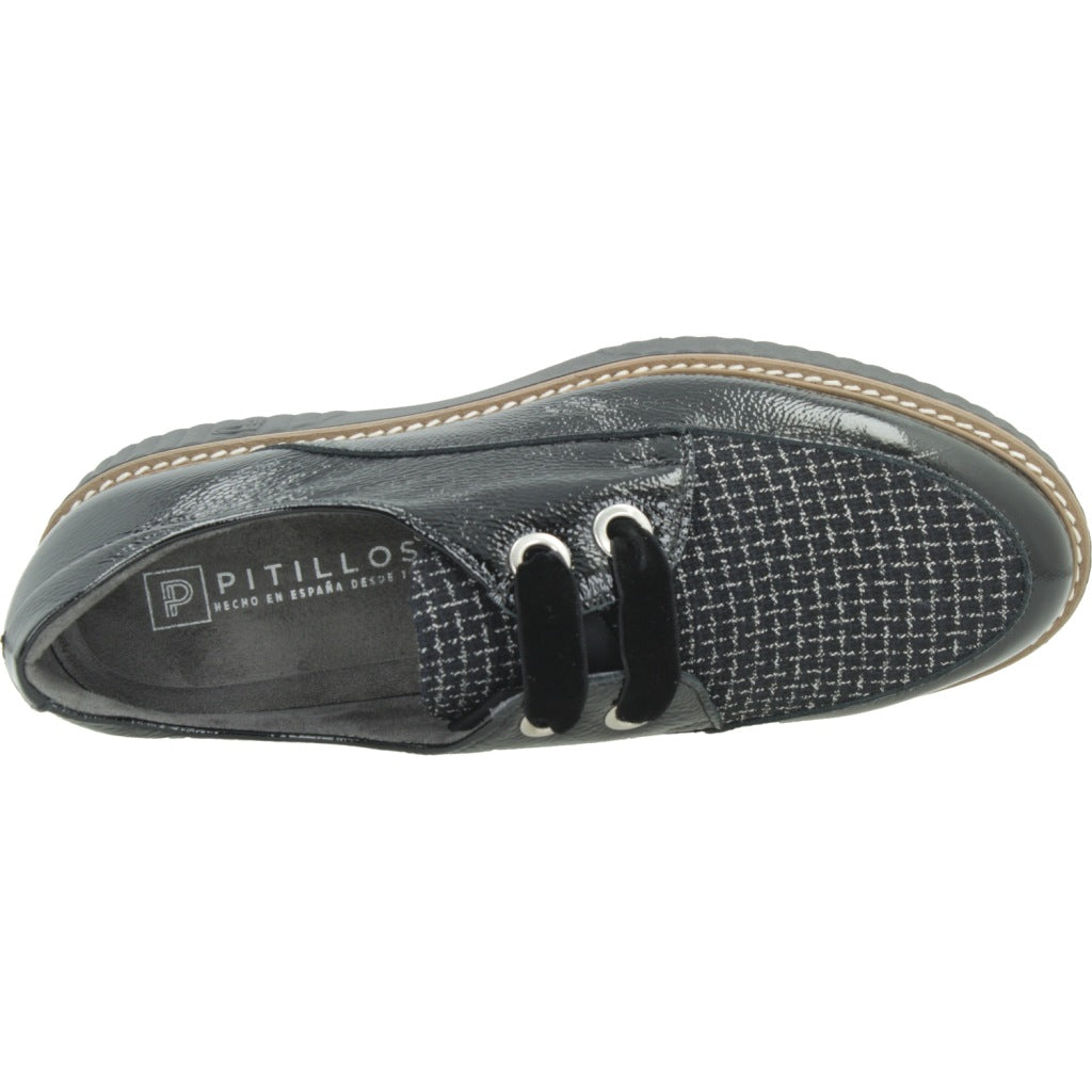 PITILLOS P BLUCHER CORDON en color NEGRO  (7)