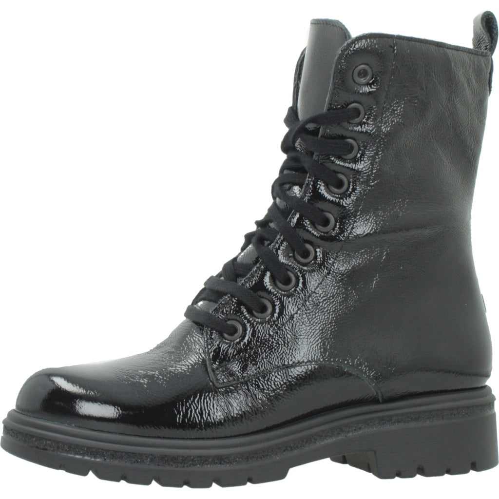 PITILLOS P BOTA MILITAR CHAROL en color NEGRO  (2)