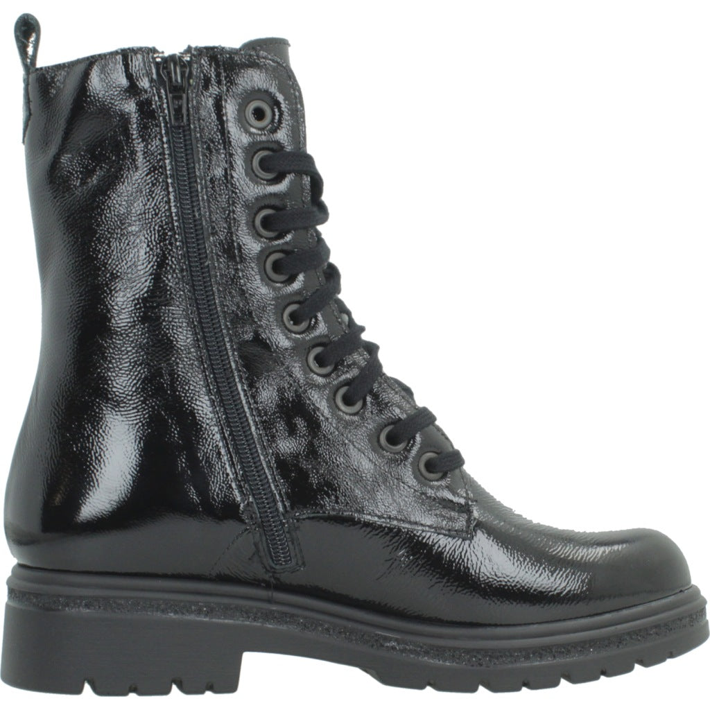 PITILLOS P BOTA MILITAR CHAROL en color NEGRO  (4)