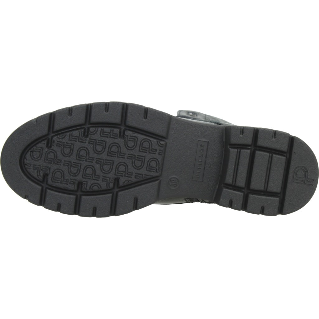 PITILLOS P BOTA MILITAR CHAROL en color NEGRO  (6)