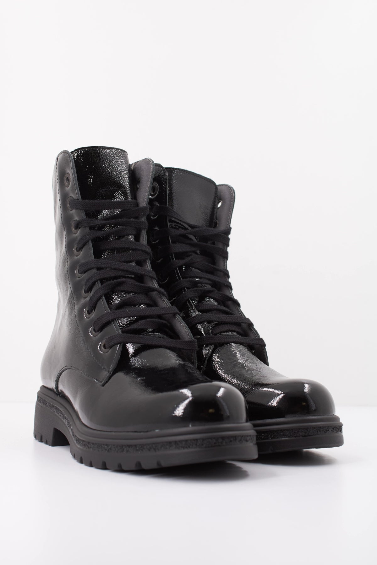 PITILLOS P BOTA MILITAR CHAROL en color NEGRO  (2)