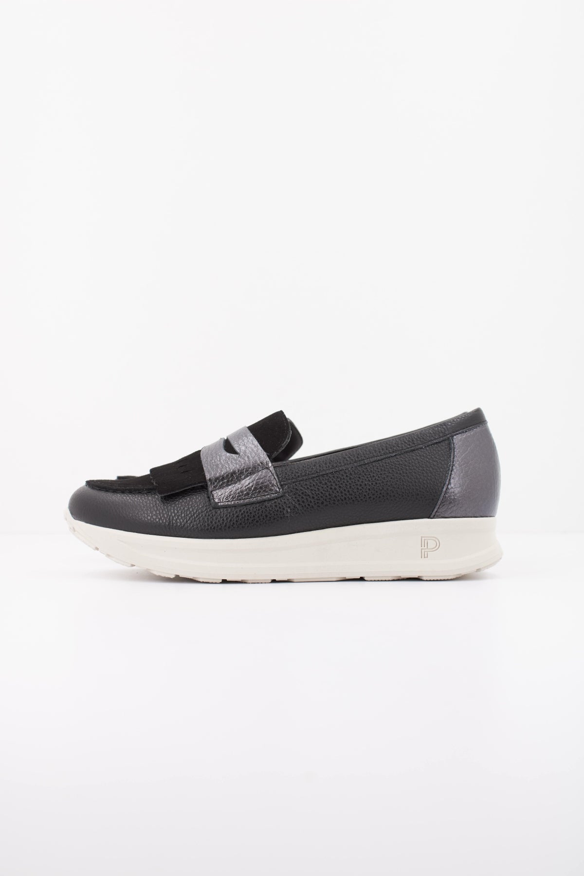 PITILLOS P MOCASIN ANTIFAZ FLECOS en color NEGRO  (1)