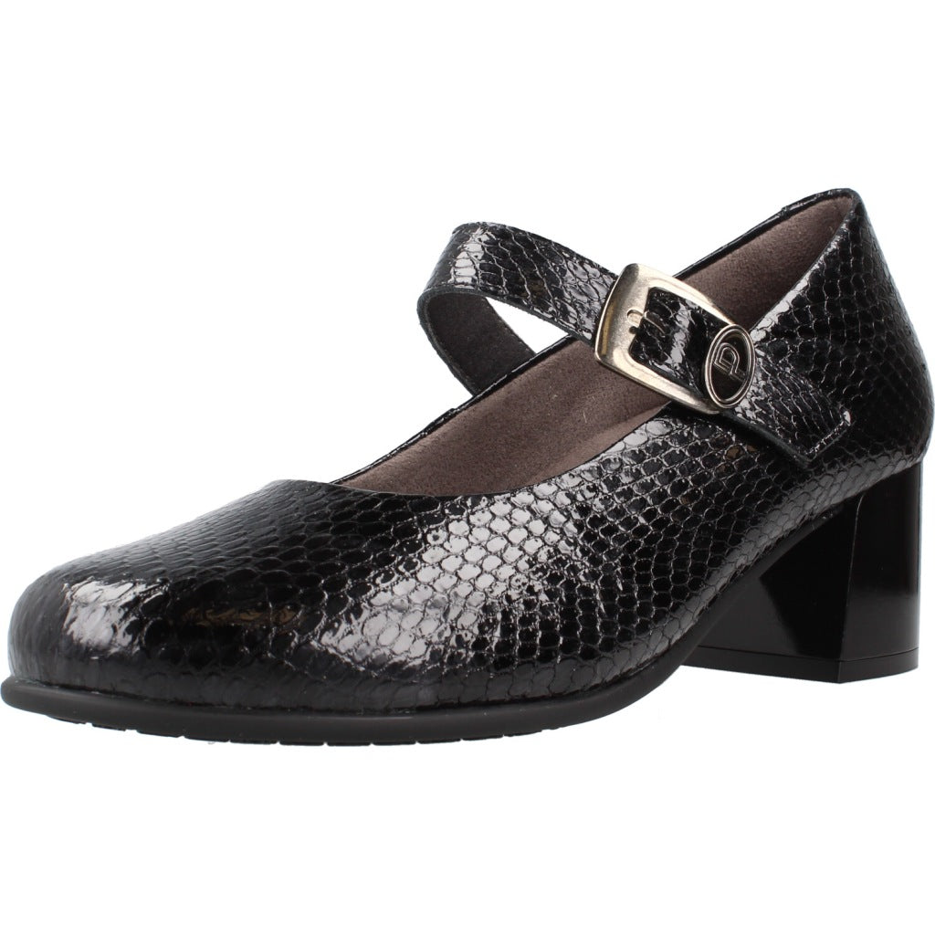 PITILLOS P MERCEDES SERPIENTE CHAROL en color NEGRO  (1)