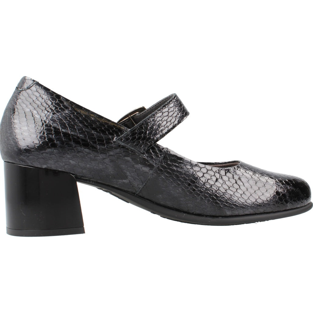 PITILLOS P MERCEDES SERPIENTE CHAROL en color NEGRO  (4)