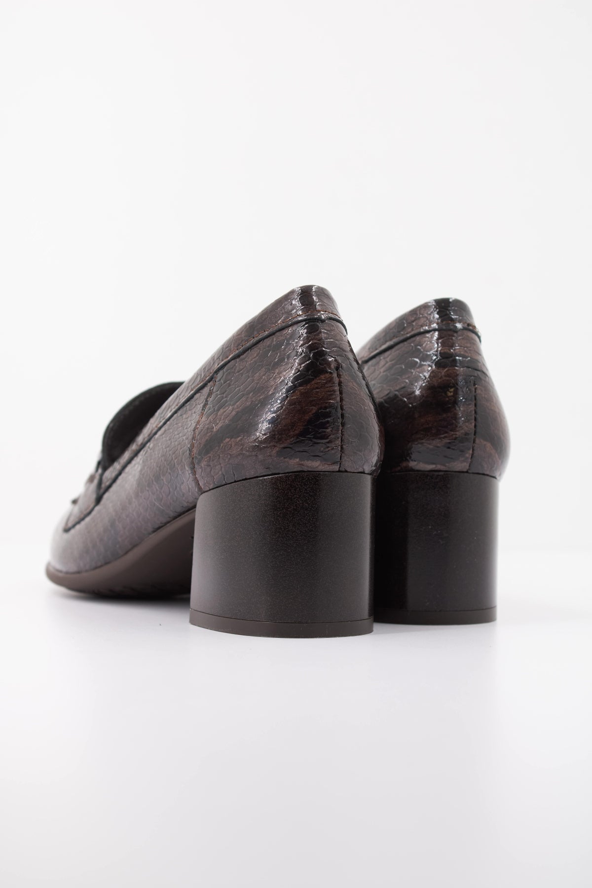 PITILLOS P MOCASIN SERPIENTE CHAROL en color MARRON  (4)