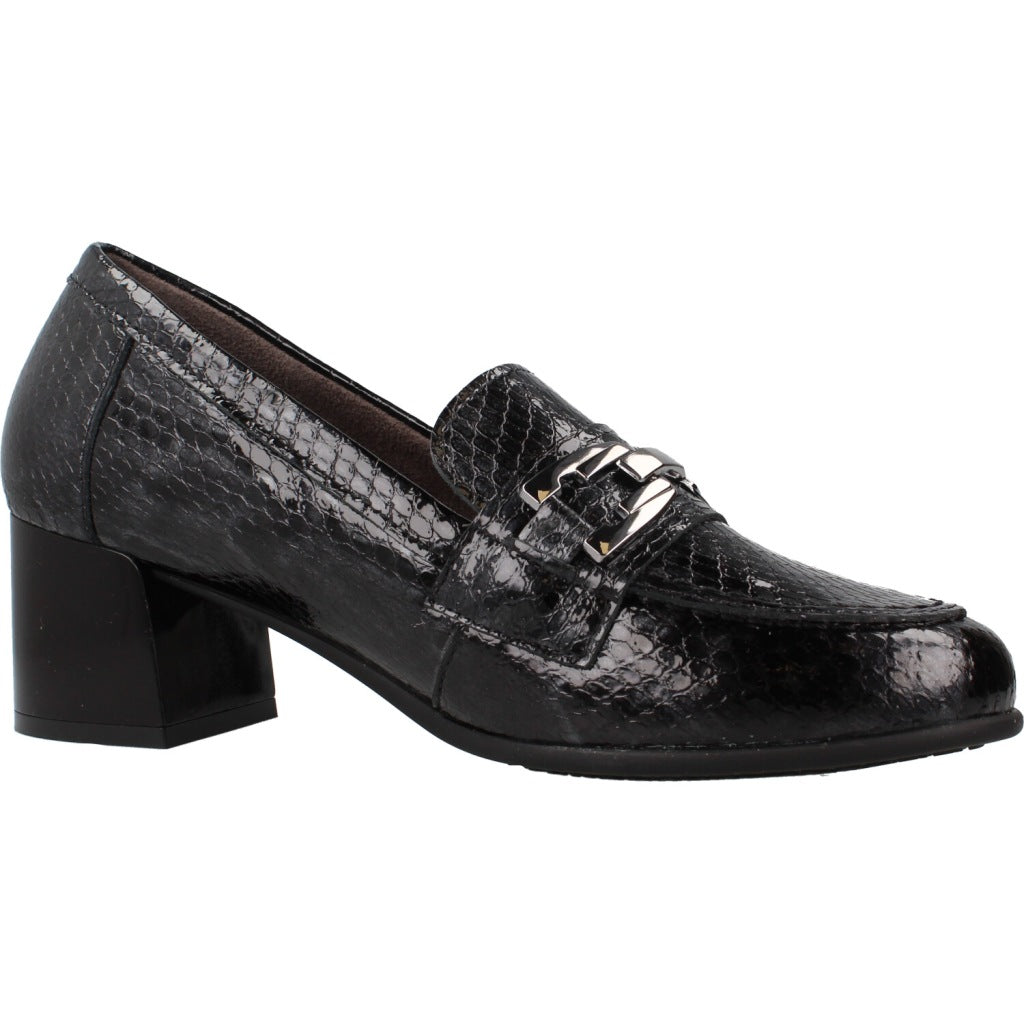 PITILLOS P MOCASIN SERPIENTE CHAROL en color NEGRO  (5)