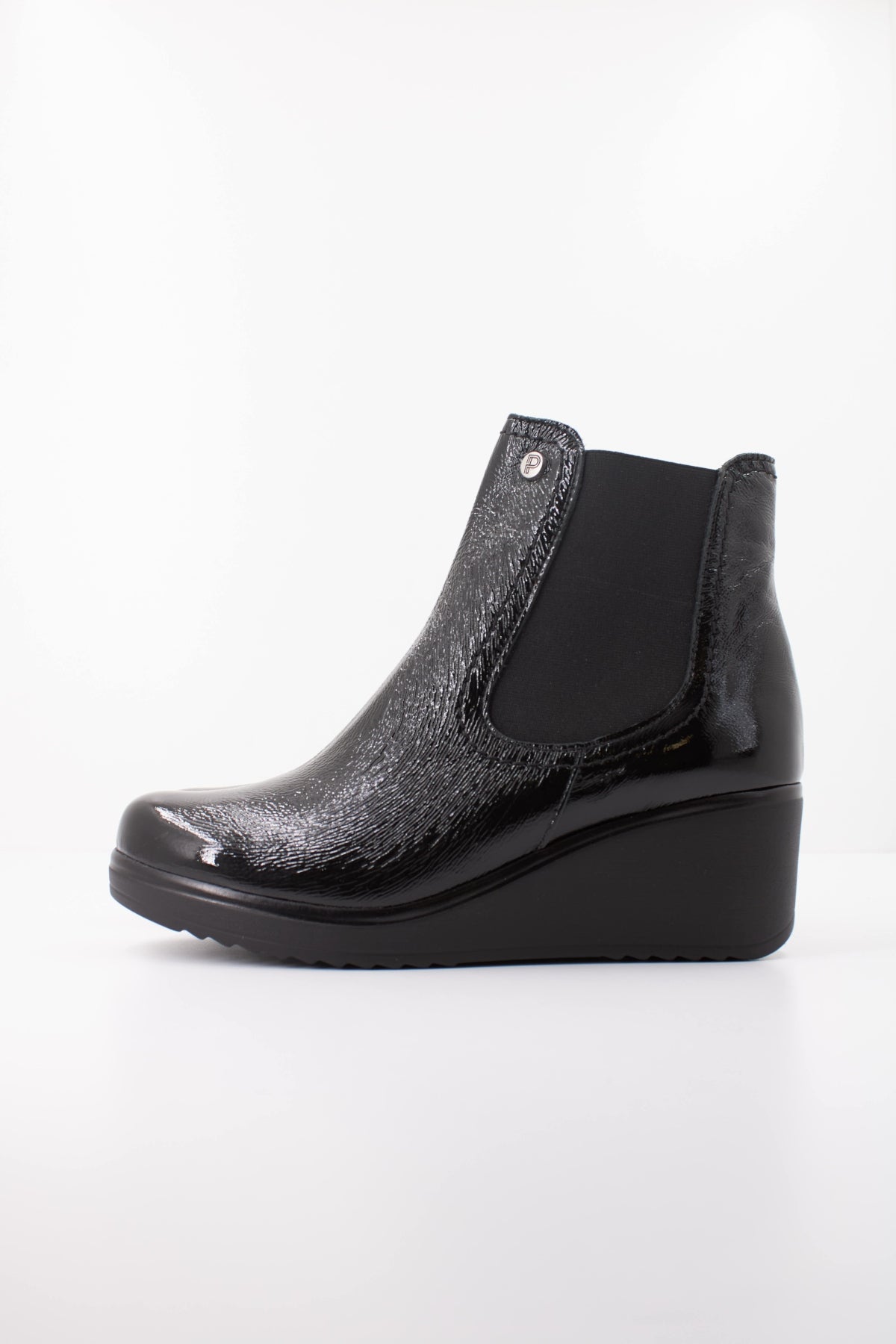PITILLOS P BOTIN CHELSEA CHAROL en color NEGRO  (1)